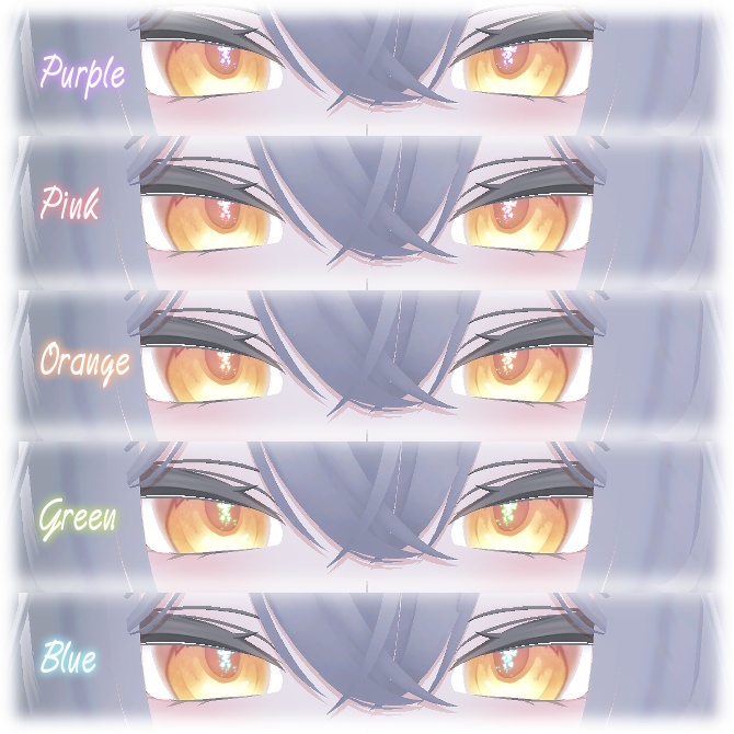 【ルルネ専用】Lumiré -自分好みの瞳にカスタマイズ-【46Color/rurune eye texture】