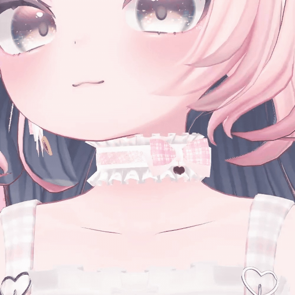 【MA対応・シフォン/プラム専用】Melweet Choco 3Set🍫(ピアス/チョーカー/ネイル)全4色 VRChatアクセ