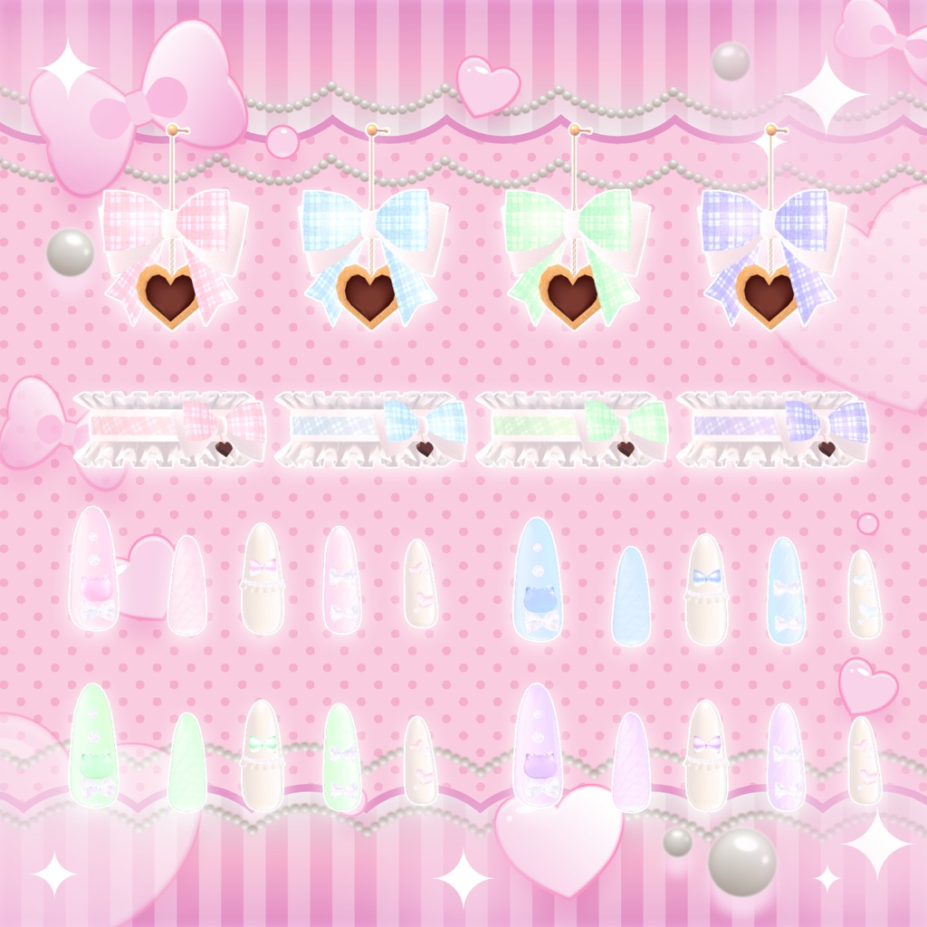 【MA対応】Melweet Choco 3Set【シフォン/プラム専用】