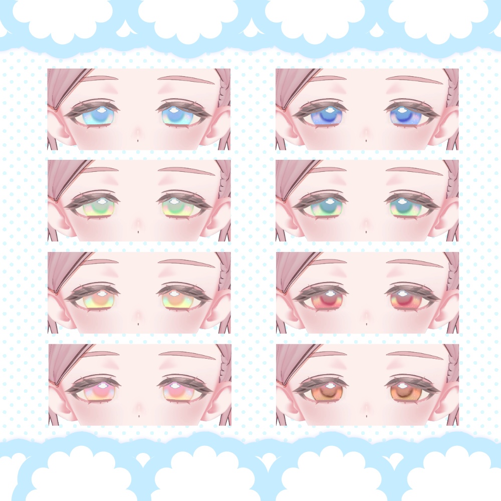 【フィユエ専用】うるみ天使 Eye & Makeup【12Colors】