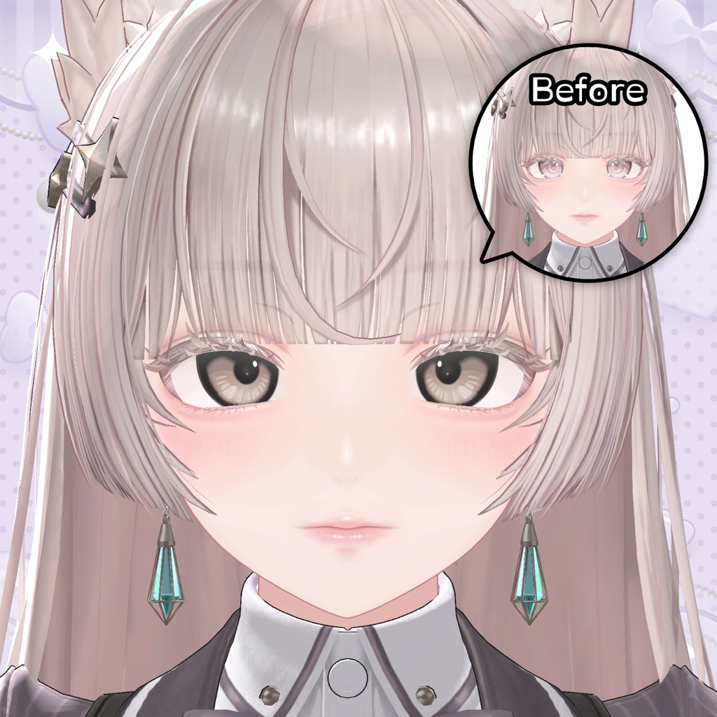 【11アバター対応】Vivid & Veil 【EyeTexture,24Color】