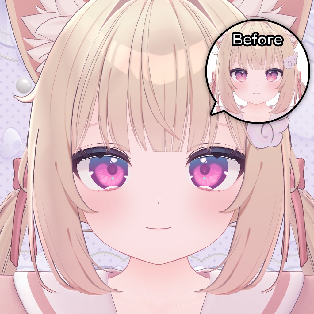 【11アバター対応】Vivid & Veil 【EyeTexture,24Color】