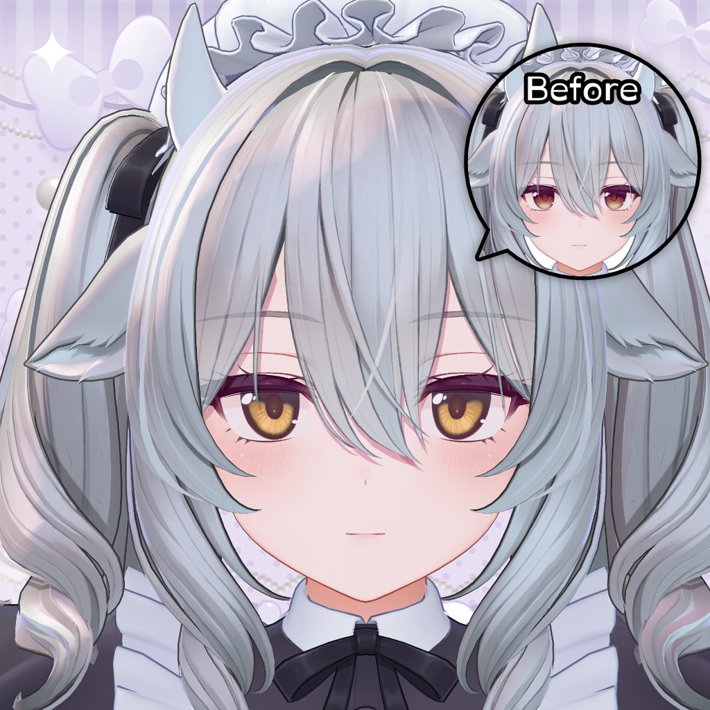 【11アバター対応】Vivid & Veil 【EyeTexture,24Color】