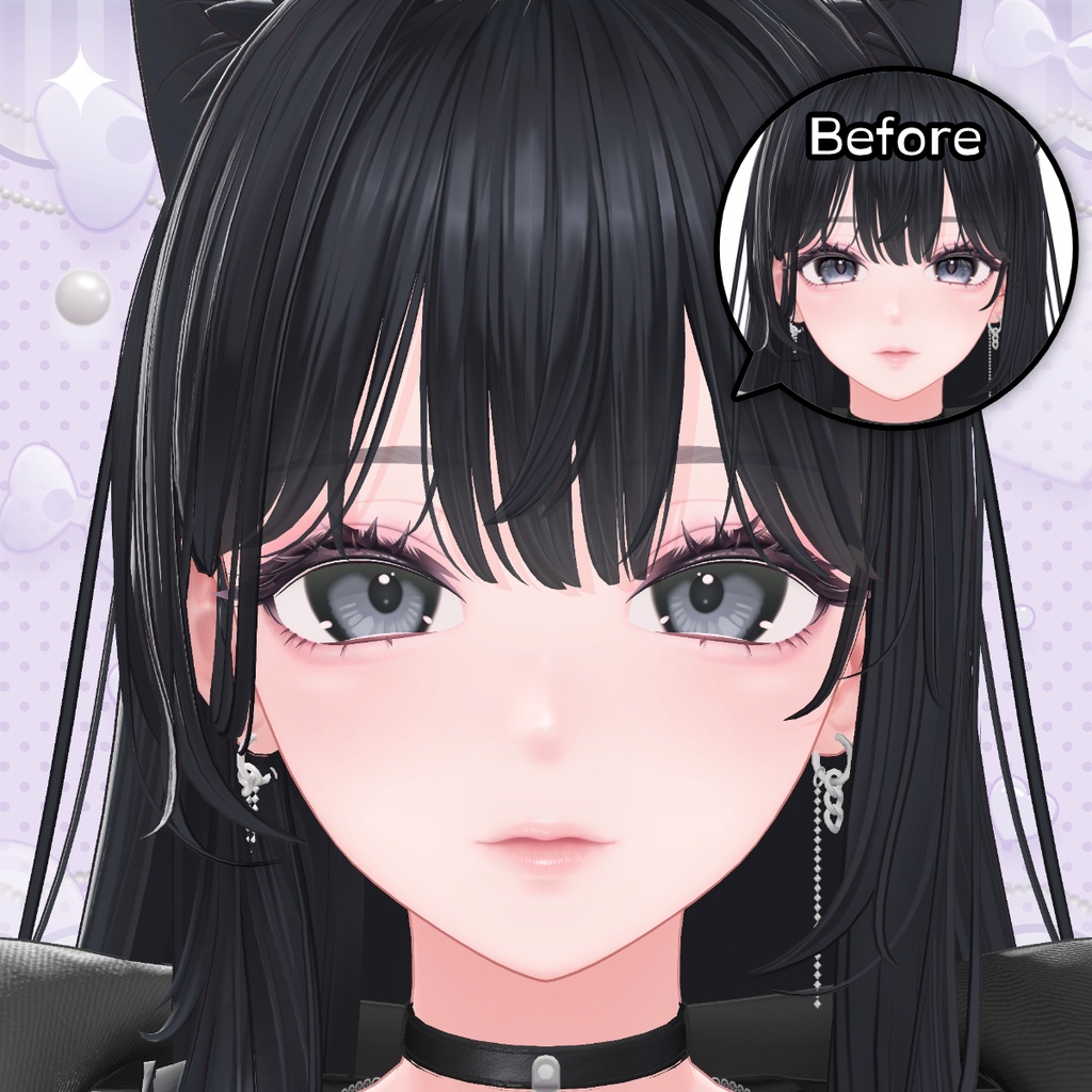 【11アバター対応】Vivid & Veil 【EyeTexture,24Color】