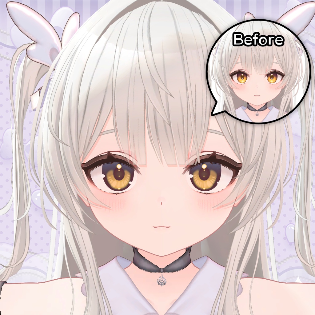 【11アバター対応】Vivid & Veil 【EyeTexture,24Color】