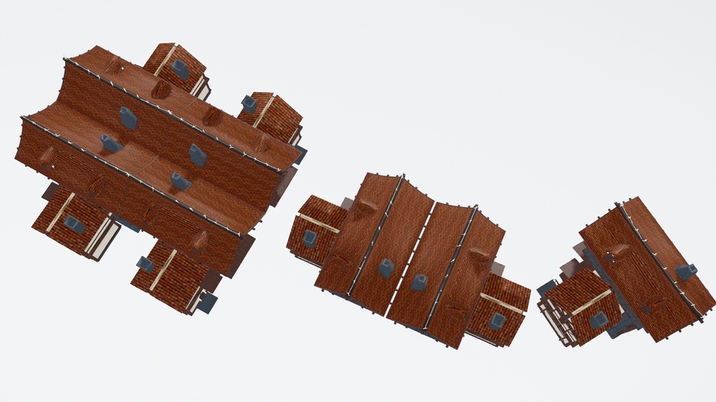 DL MMD 3 Fantasy Building pack PMX ( Original)