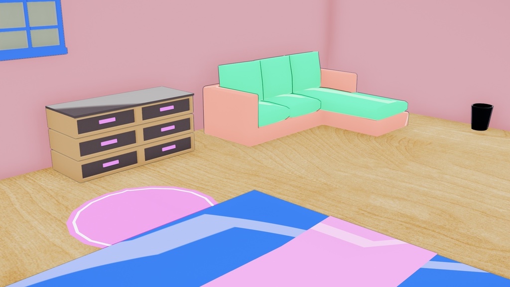CARTOON DL MMD ROOM V1 PMX ( Original) DOWNLOAD