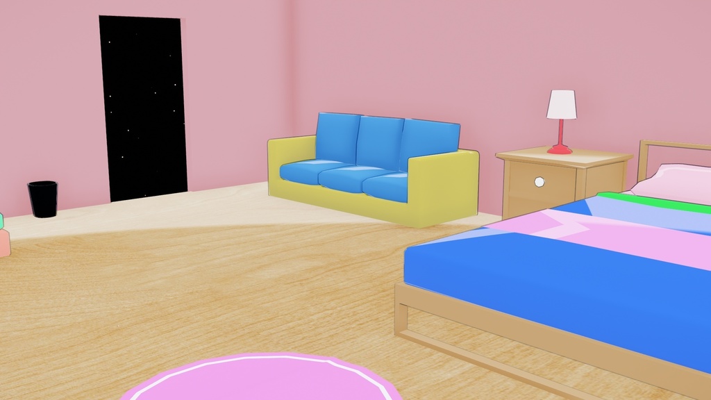 CARTOON DL MMD ROOM V1 PMX ( Original) DOWNLOAD