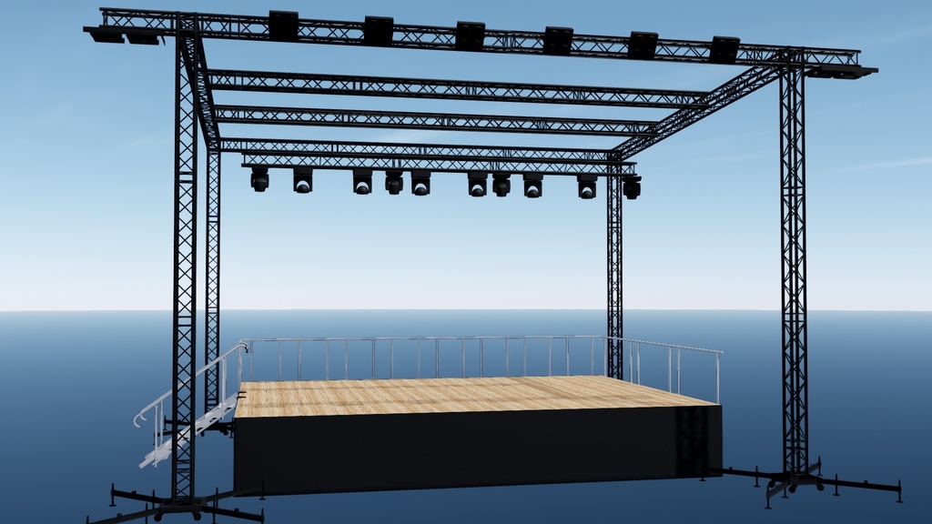 【MMDステージ配布】DL MMD STAGE PMX ( Original)