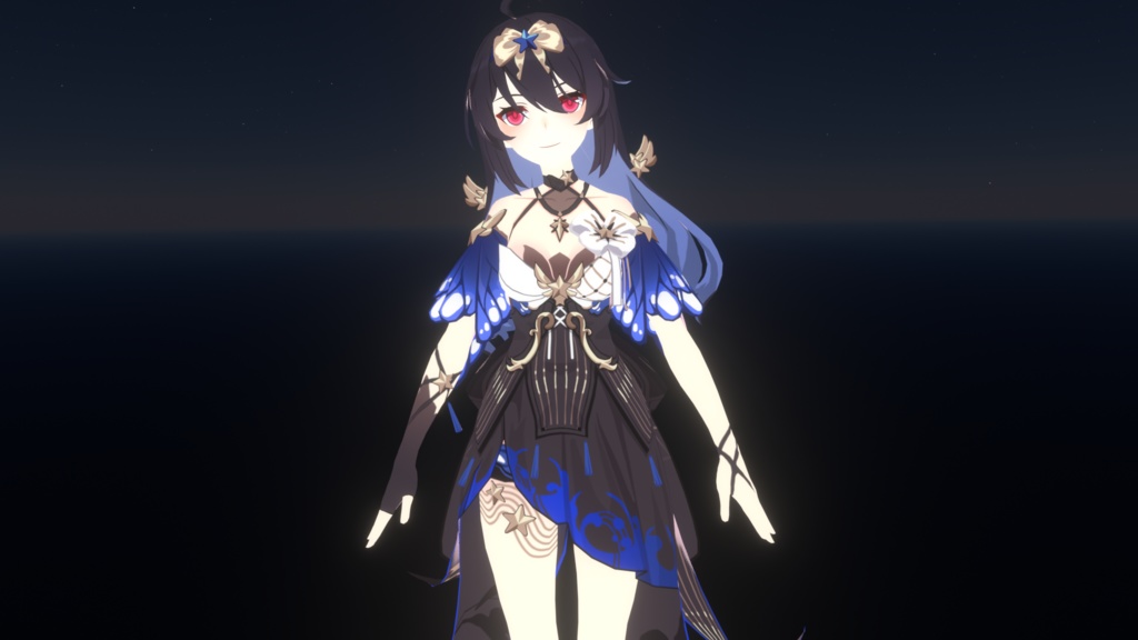 3DモデルーVRChat想定アバターVRM VRoid