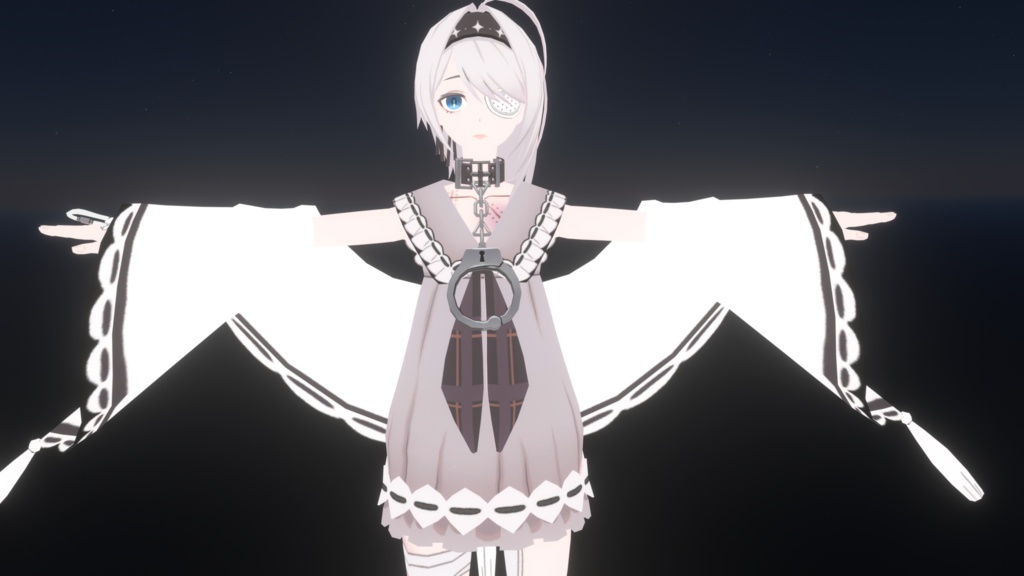 3DモデルーVRChat想定アバターVRM VRoid