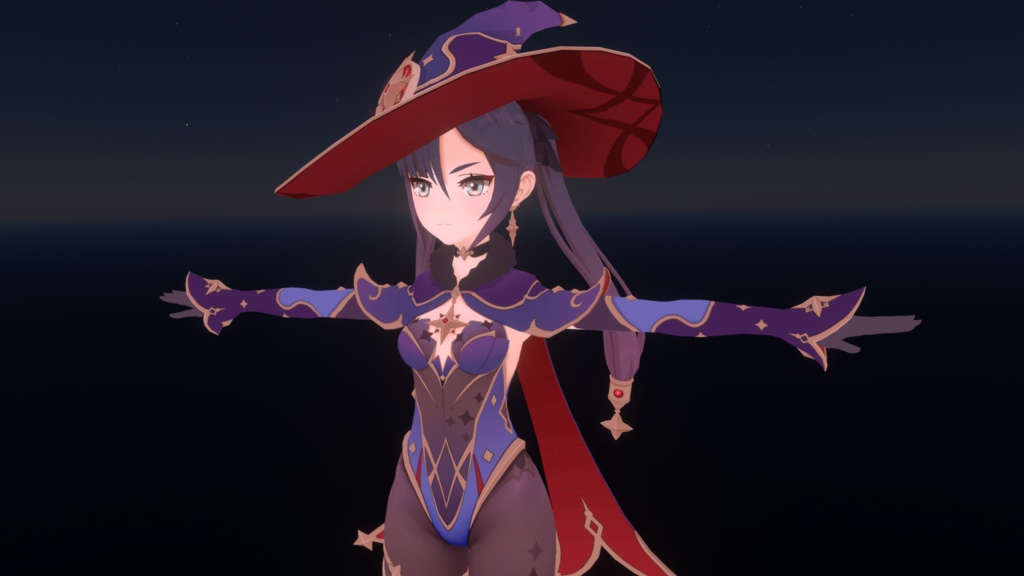 3DモデルーVRChat想定アバターVRM VRoid