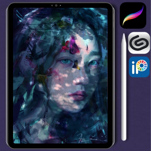 Procreate Brushes - 71 Set Brushes for digital painting
