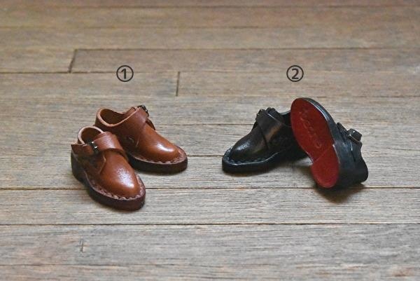 【オビツ11サイズ】紳士バックルシューズ 磁石入り