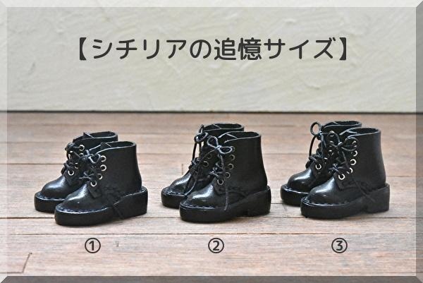 【シチリアの追憶サイズ】厚底レースアップブーツ 磁石入り