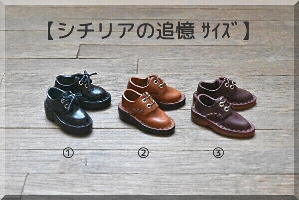 【シチリアの追憶サイズ】シューズ３種　磁石入り　★PRICE  DOWN★