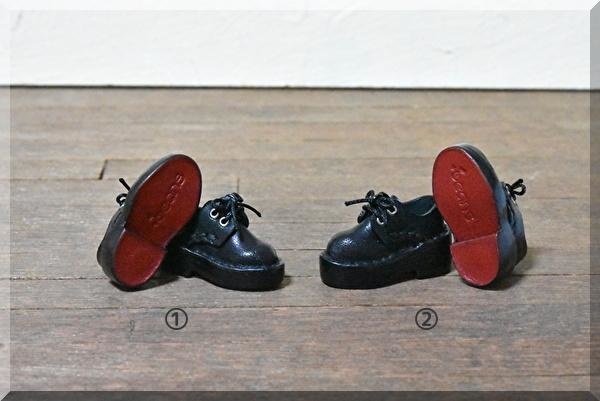 【オビツ11サイズ (ピコドー10対応】厚底マニッシュシューズ 磁石入り