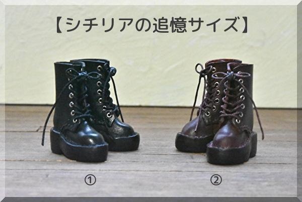 【シチリアの追憶サイズ】厚底ロングレースアップブーツ　磁石入り