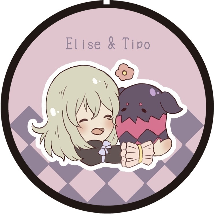 缶バッチ(・エリーゼ ・アルヴィン ・エリーゼ&ティポ)