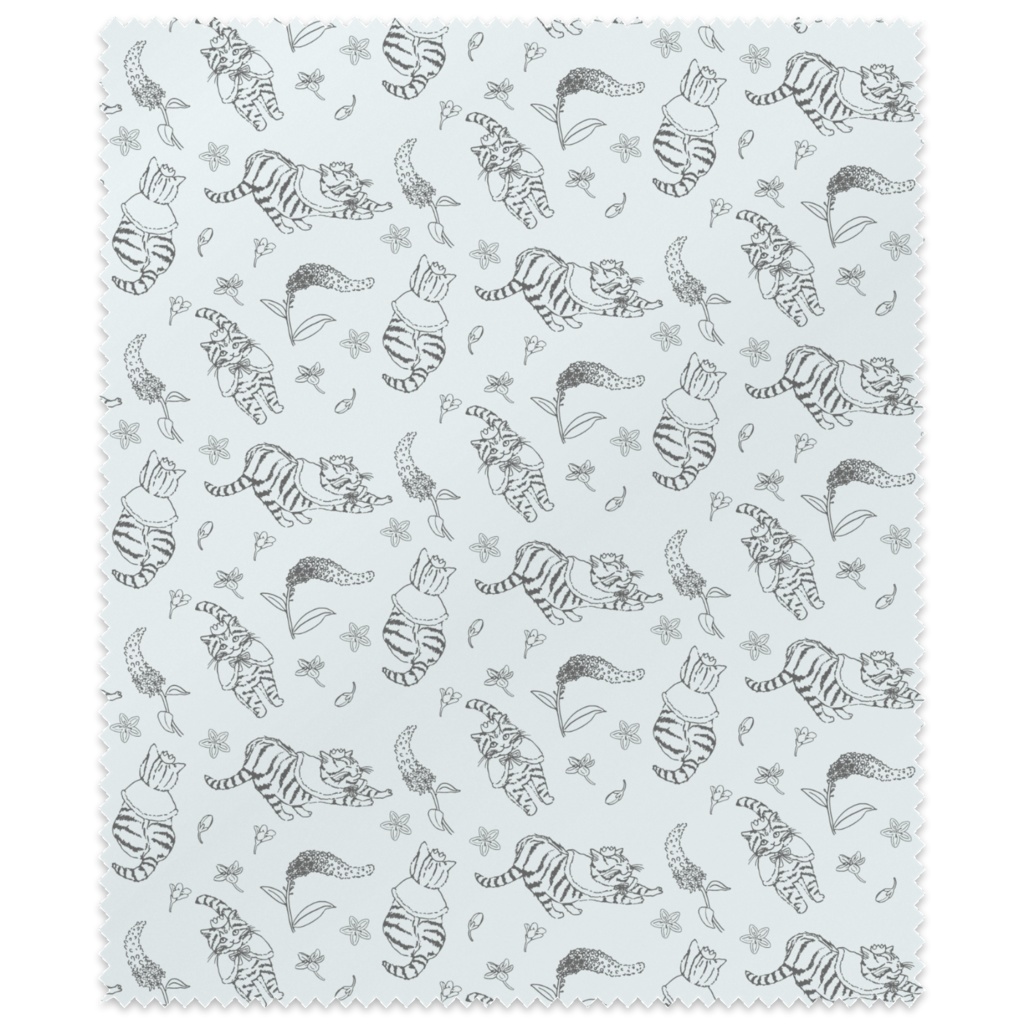 オカトラノオとトラネコの王 マイクロファイバークロス