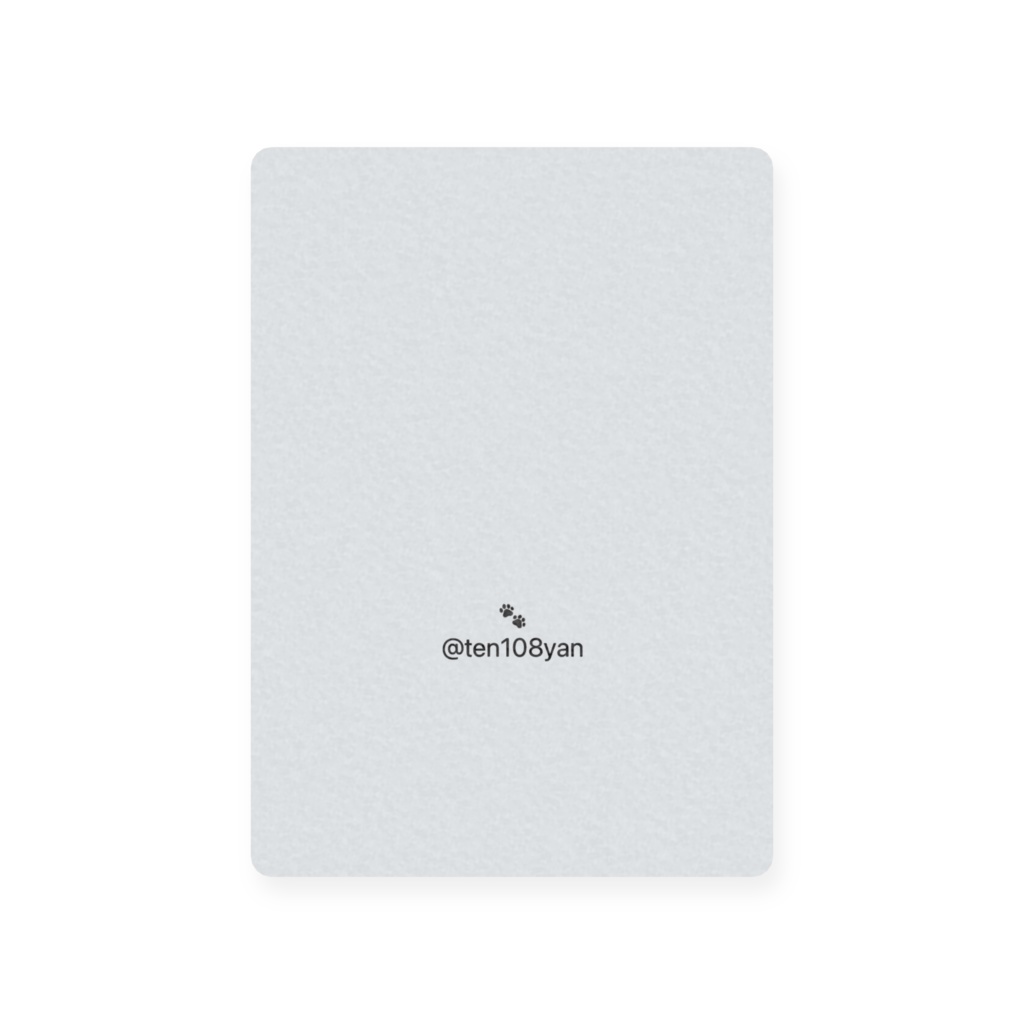 "Ten & Yan" トレカ用仕切りカード