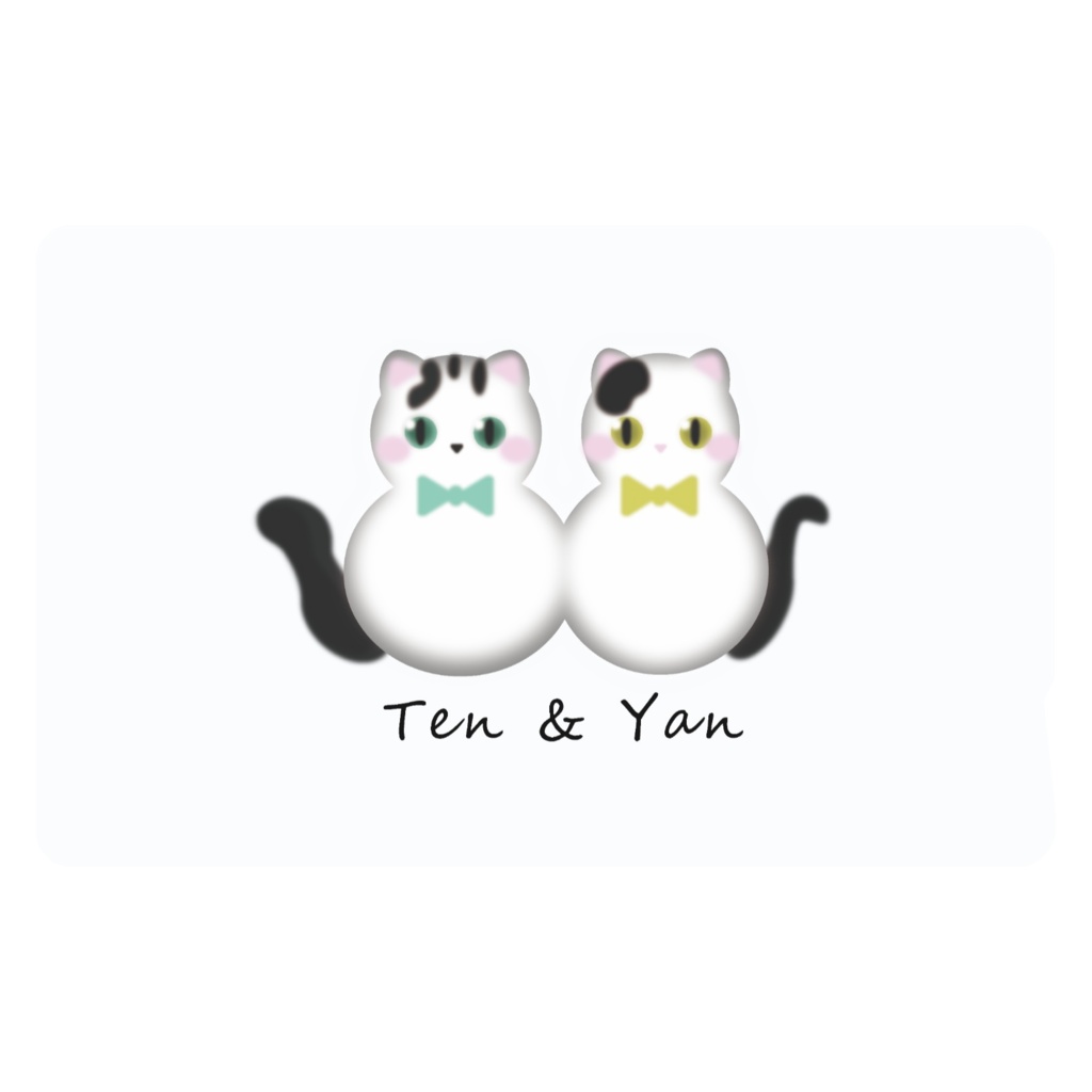 "Ten & Yan" ICカードステッカー