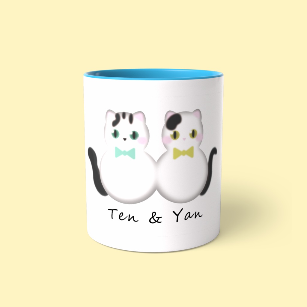 "Ten & Yan" マグカップ