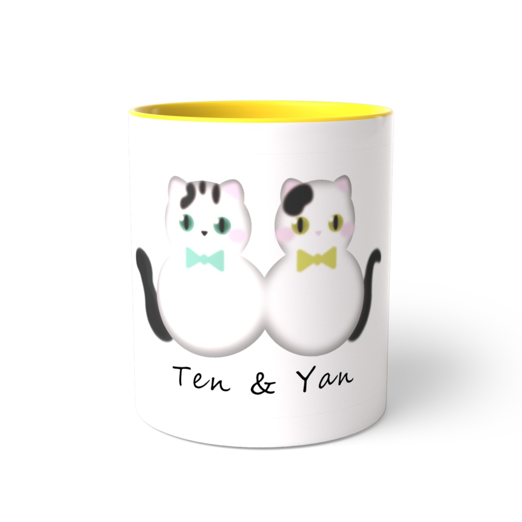 "Ten & Yan" マグカップ