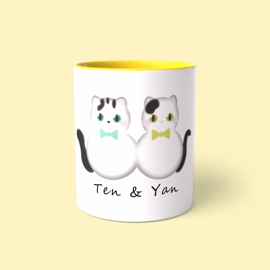 "Ten & Yan" マグカップ