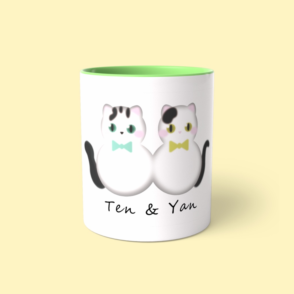 "Ten & Yan" マグカップ