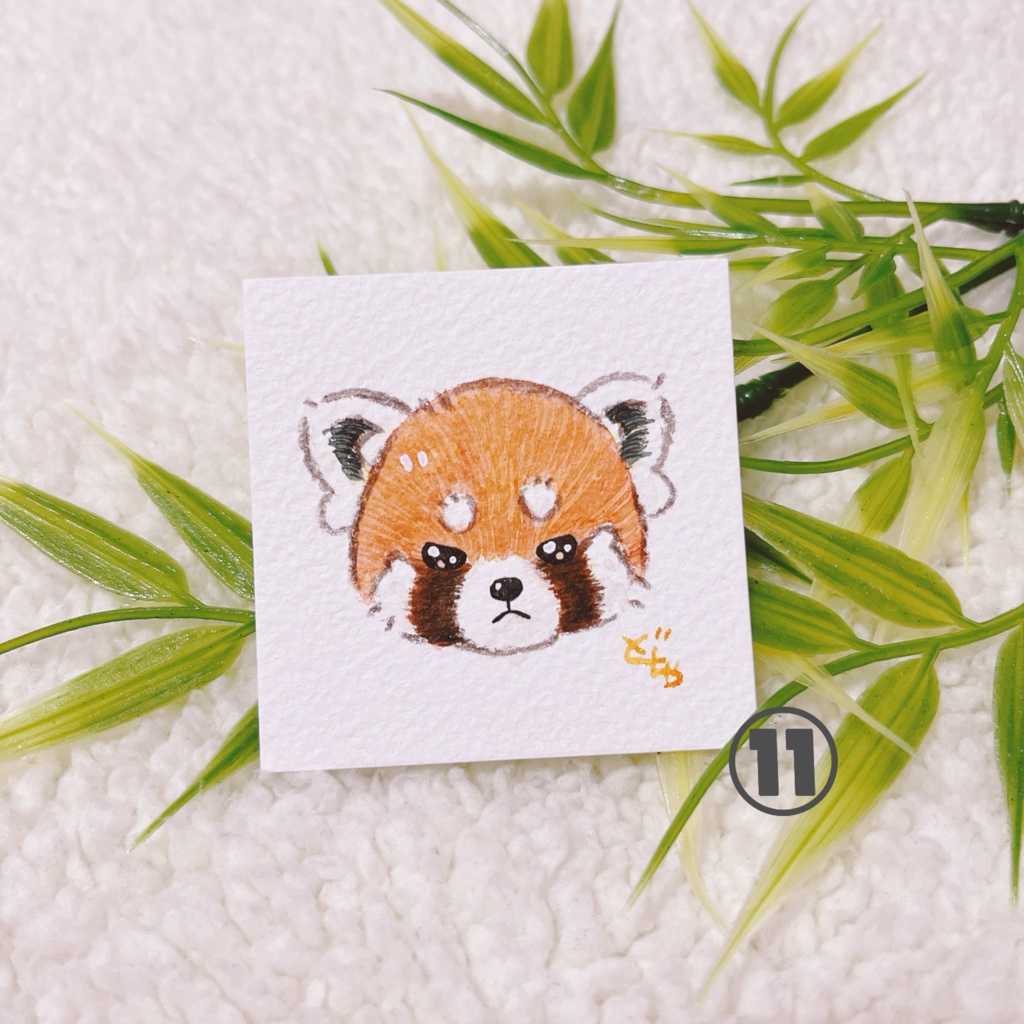 ミニ原画(顔シリーズ)
