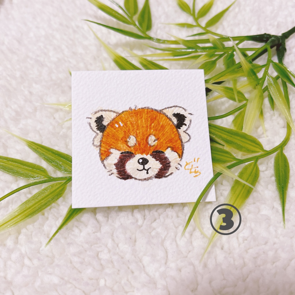 ミニ原画(顔シリーズ)