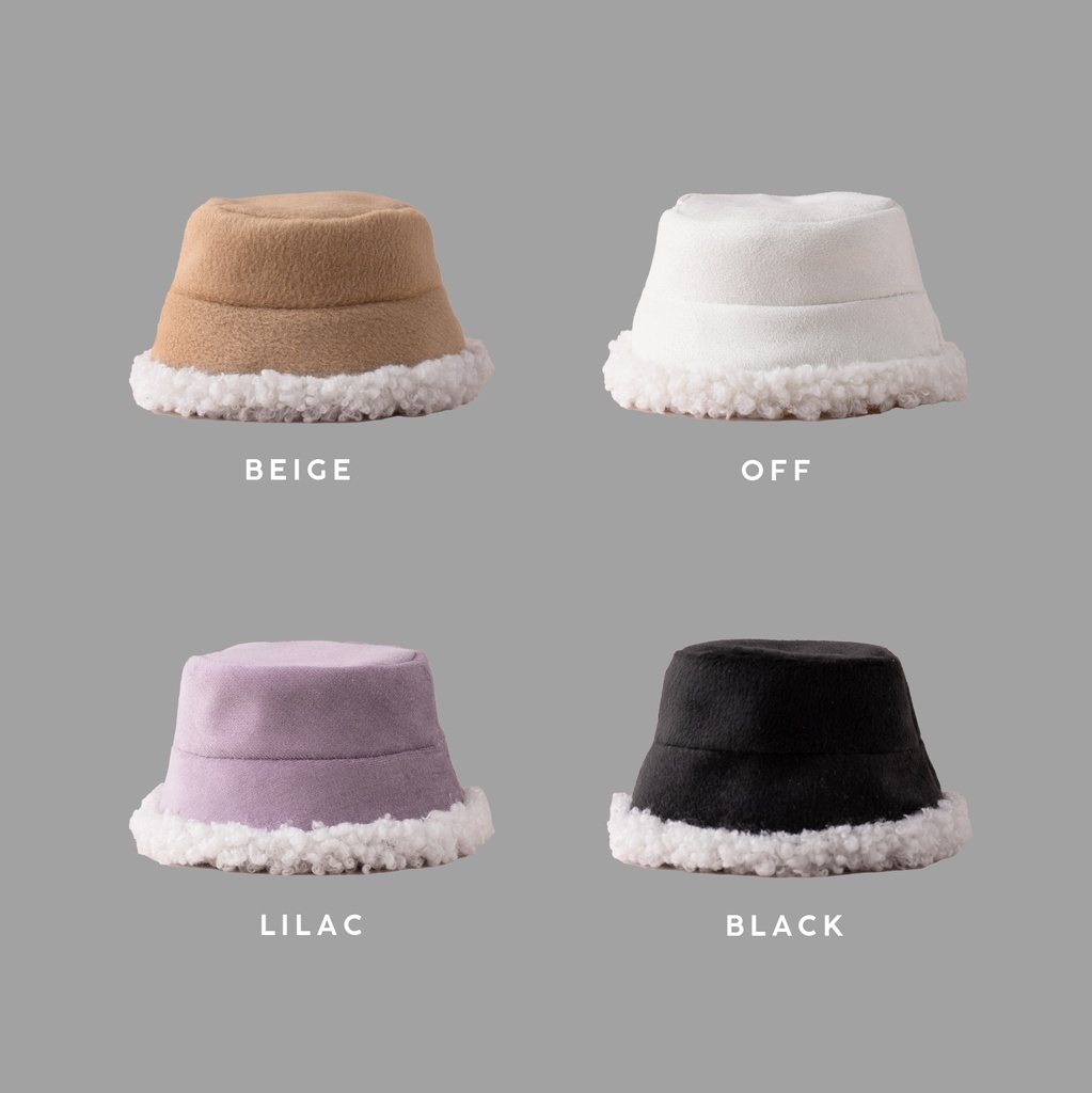 Boa Bucket Hat for 10cmぬい