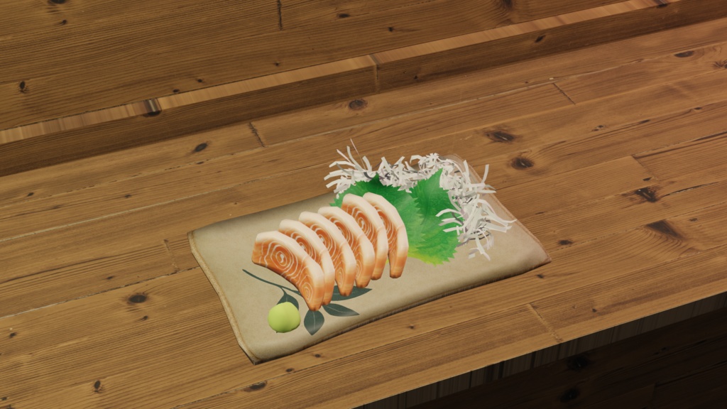 刺身(サーモン)