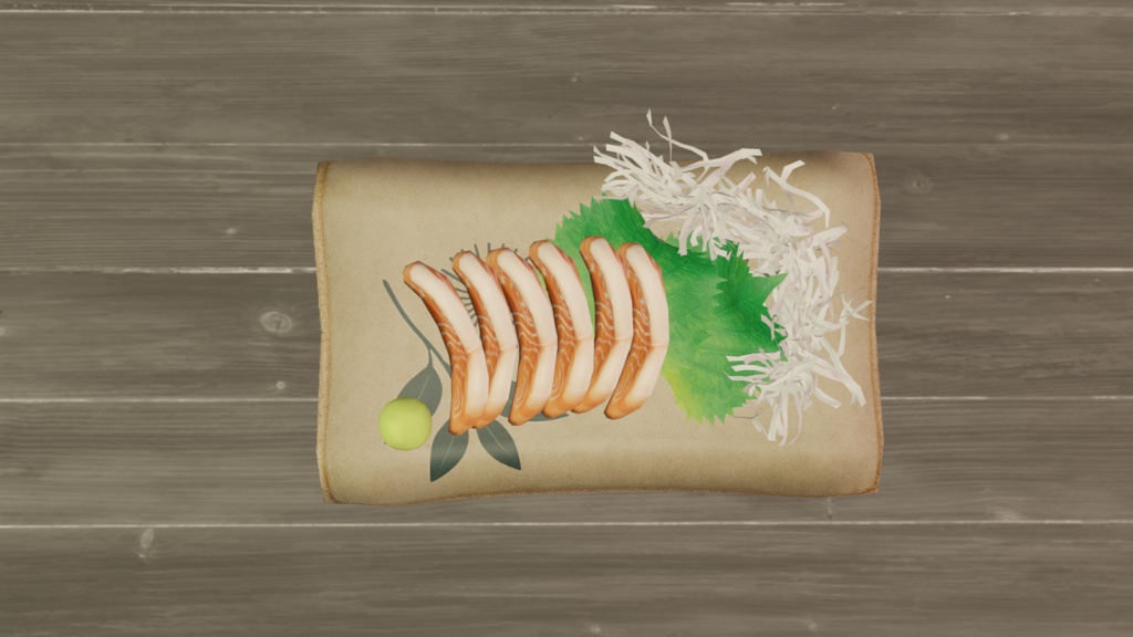 刺身(サーモン)