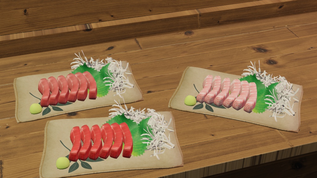 刺身(マグロ3種)