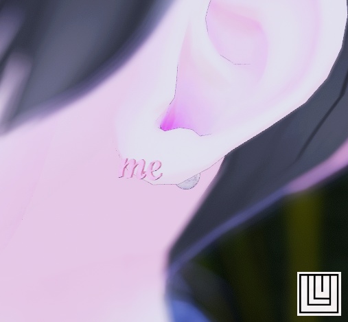 【VRChat】you&me earrings