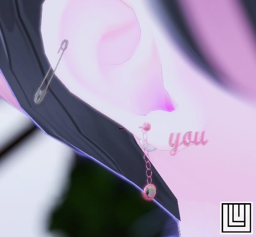 【VRChat】you&me earrings