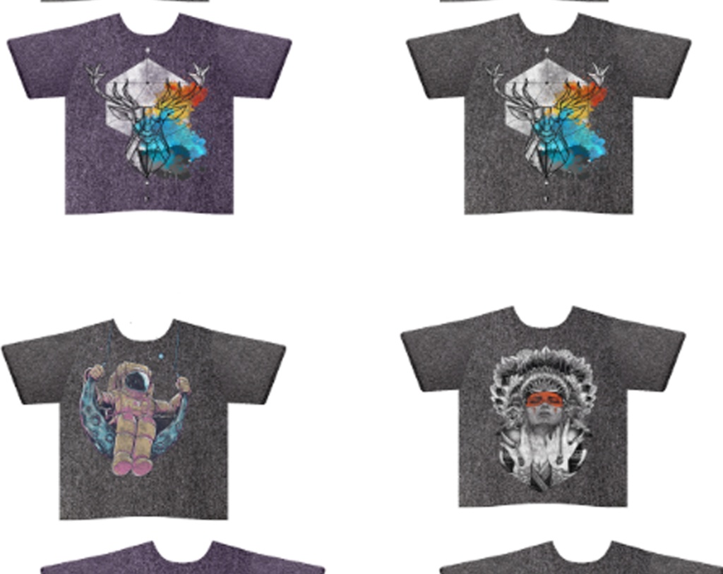 Vtuber Graphic T-shirt Combo! 26 Uniquely Custom Designed Shirts. With EASY to follow guide!