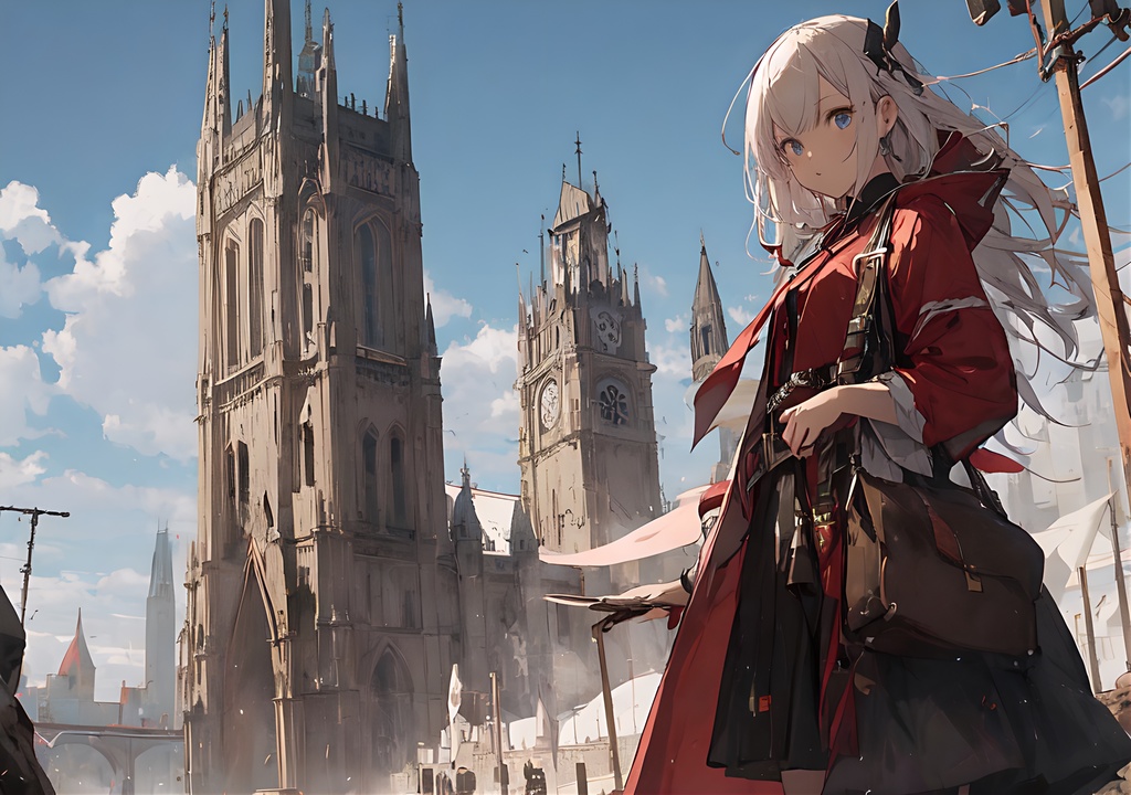 戦場の少女と旅人