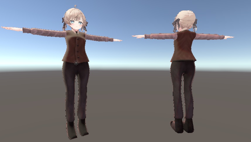 クラシック風味なベスト【アバター想定衣装】