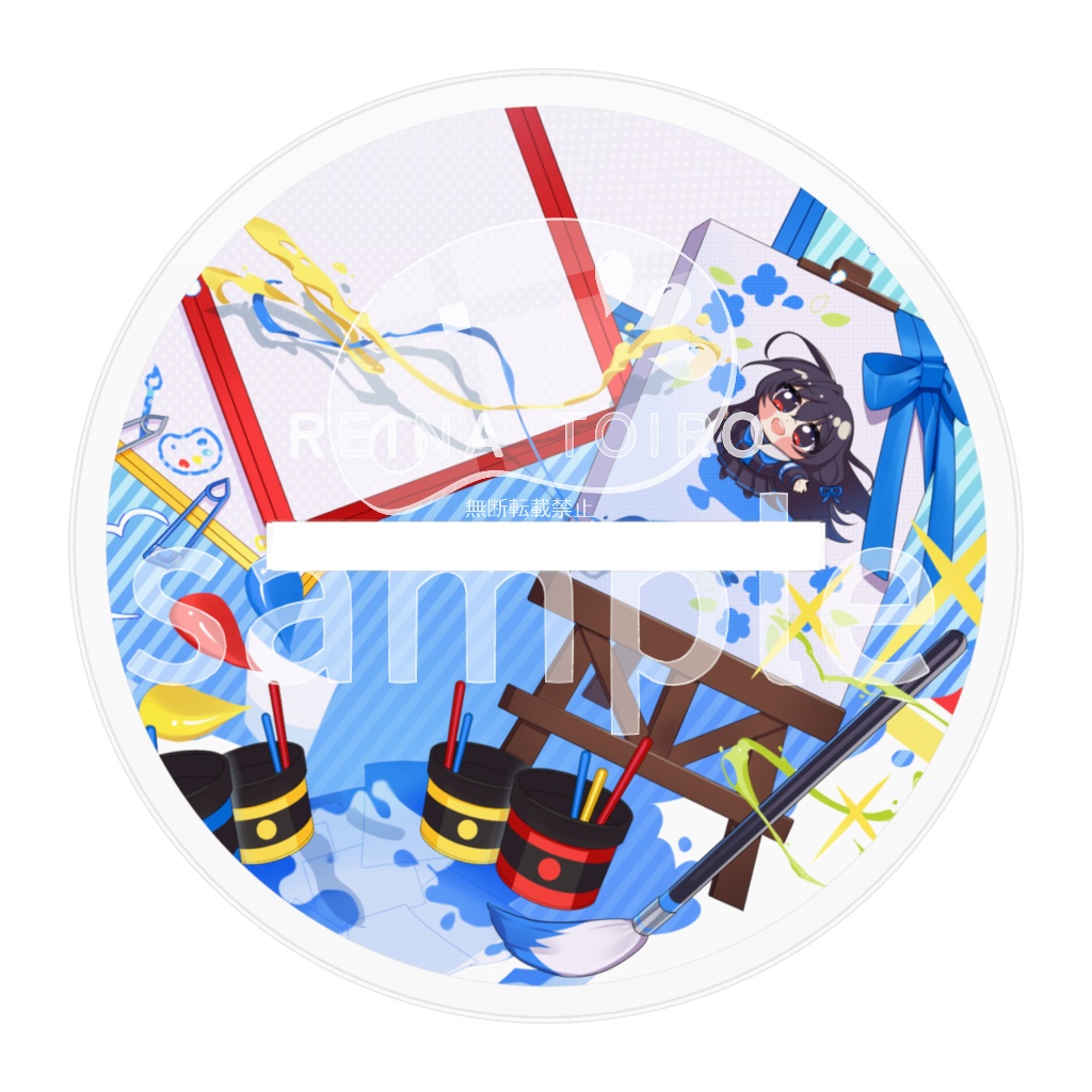 【十色レイナ】キービジュアクリルフィギュア_笑顔ver.