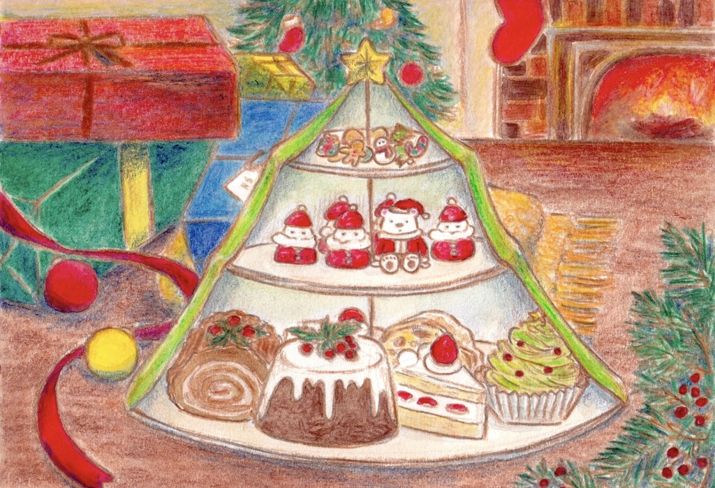 しろくまポストカード　クリスマス