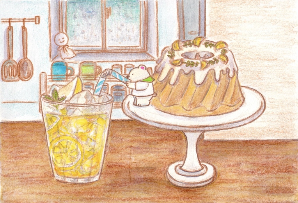 しろくまポストカード　レモネード