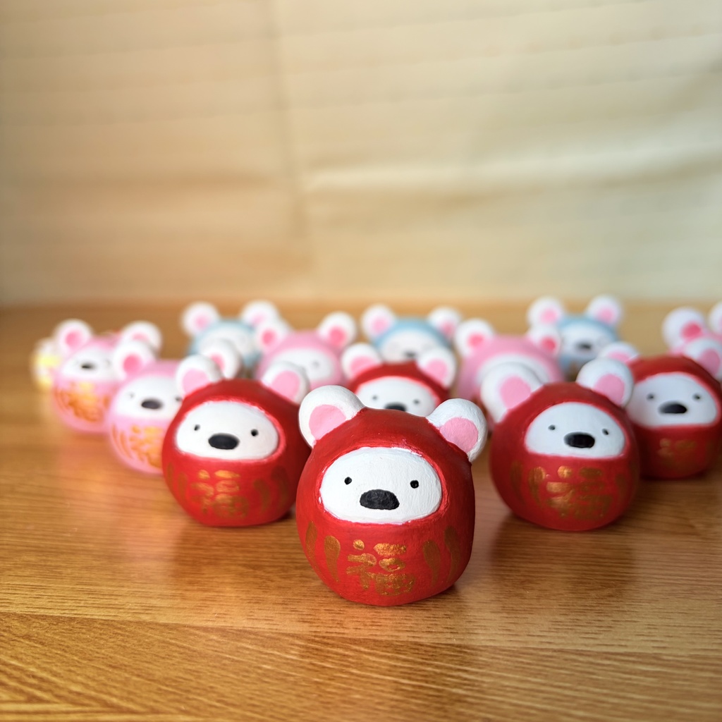 しろくまダルマおみくじ