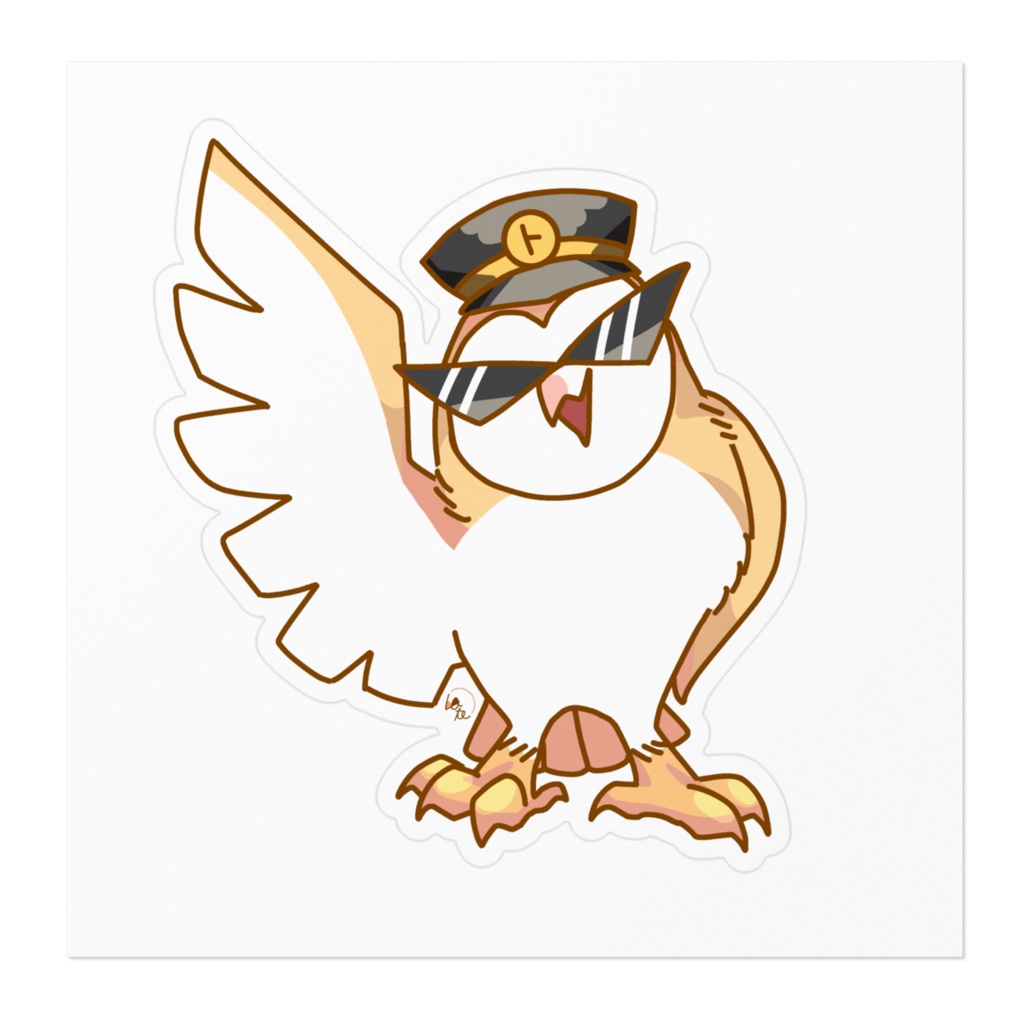 トリ番長ステッカー