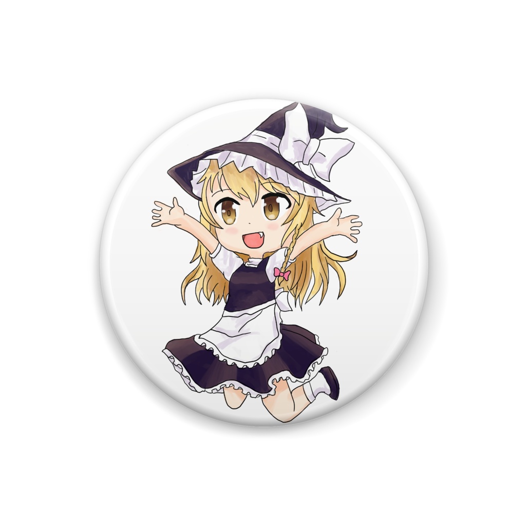 東方Project 魔理沙 缶バッジ