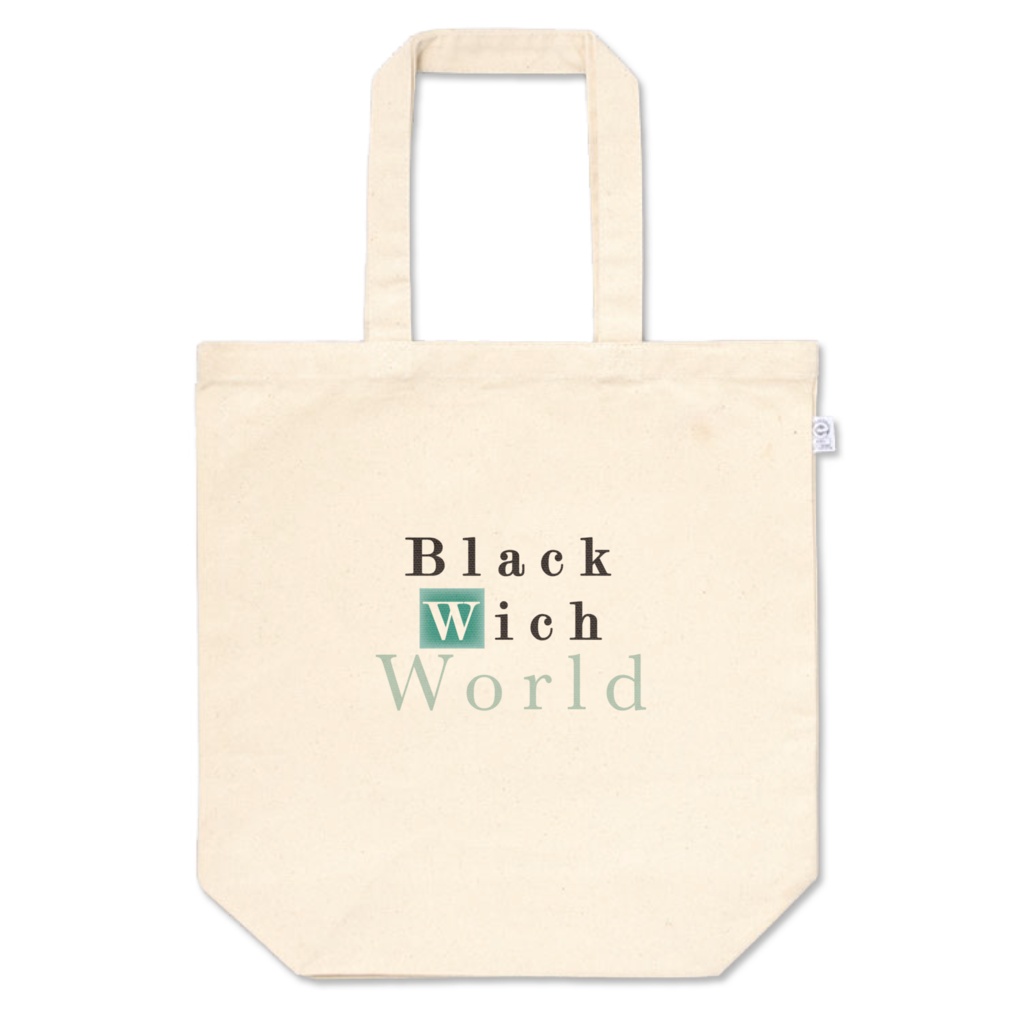 Black witch world logo ブラックウィッチワールド ロゴ トートバッグ