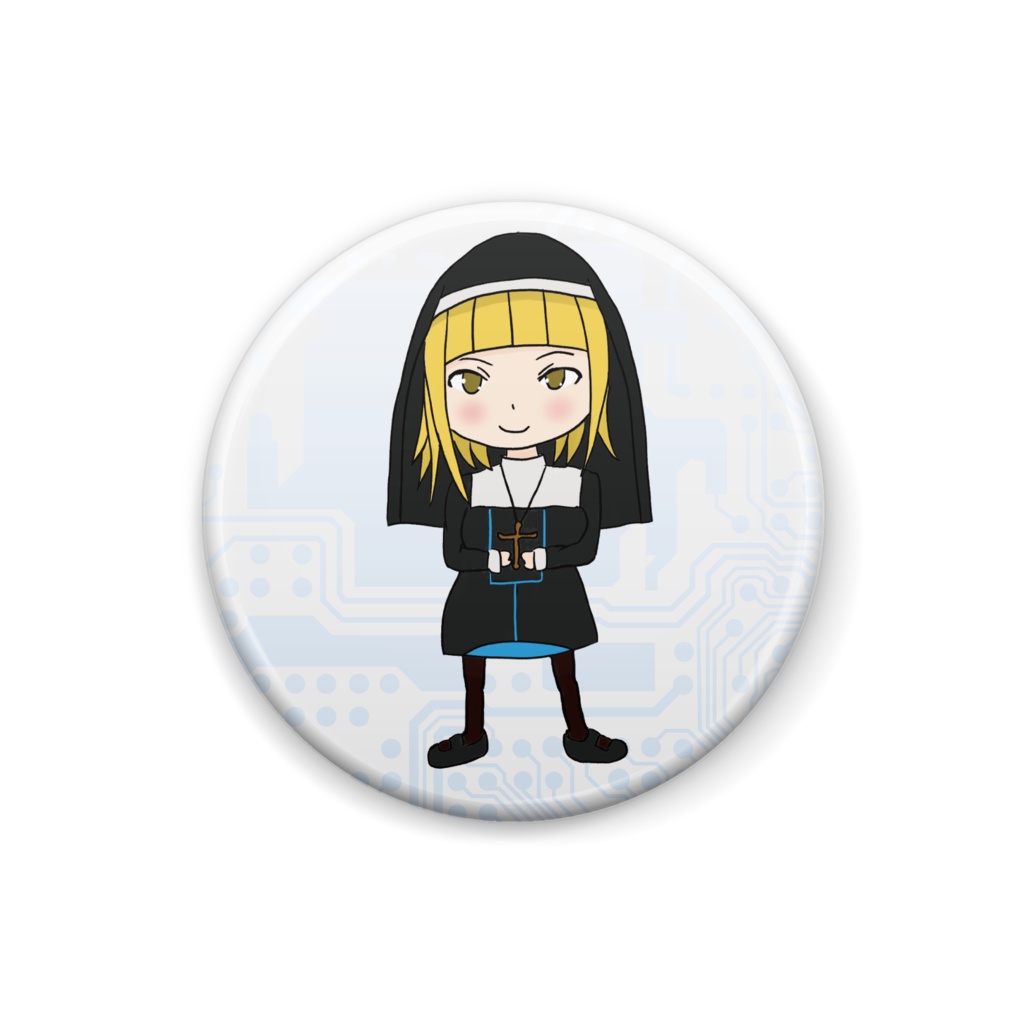 Black Sister Mini Character ブラックシスターミニキャラ 缶バッジ