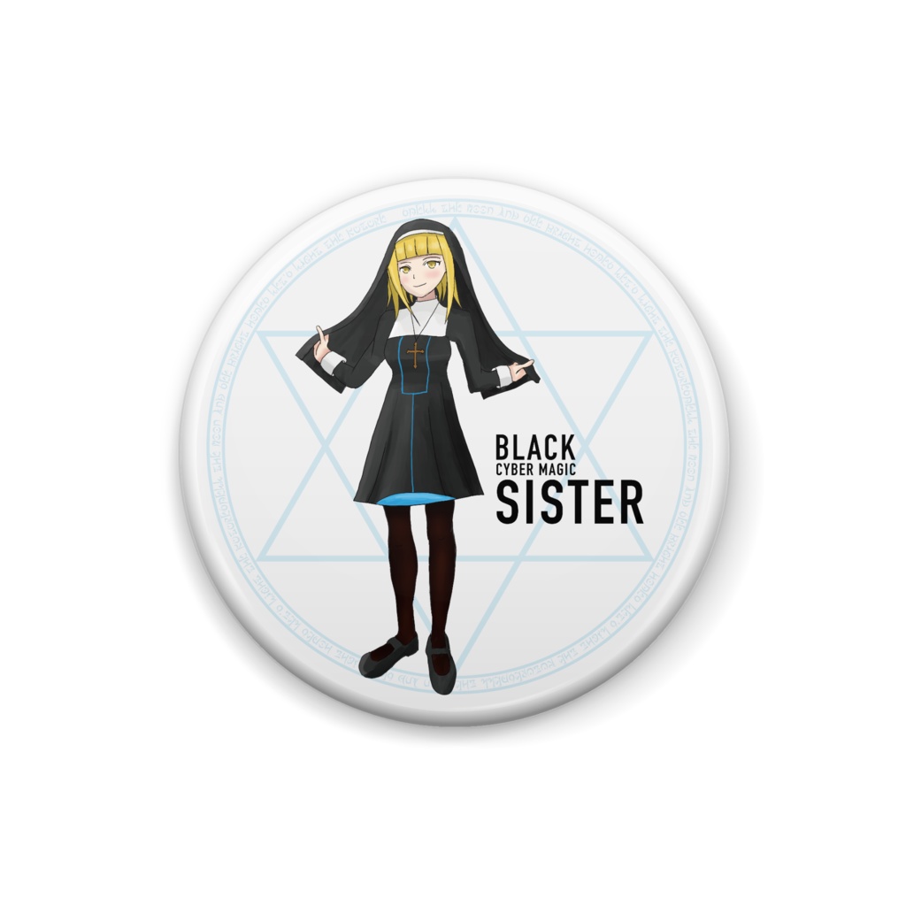 Black sister ブラックシスター 缶バッジ